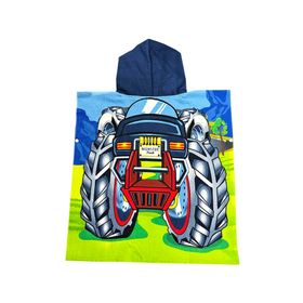 Toalla playa con capucha Monster