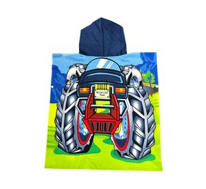 Toalla playa con capucha Monster