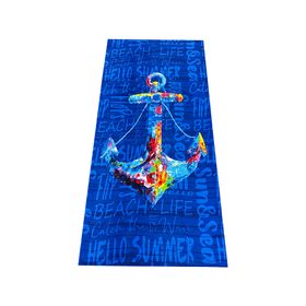 Toalla playa Aruba Ancla 70x140 cm