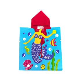 Toalla playa con capucha Sirena