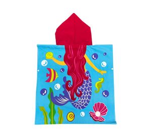 Toalla playa con capucha Sirena