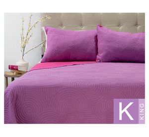 Quilt Origins Bicolor lila/fucsia King