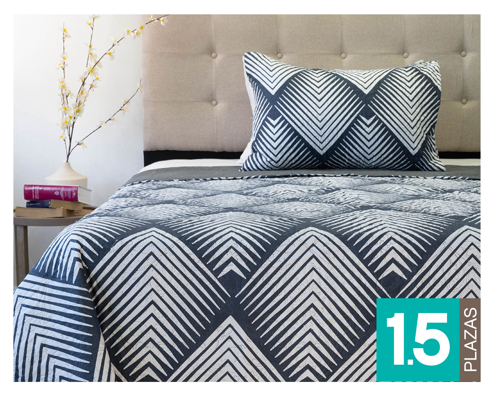 Doral Quilt Origins Hotpress D5 1.5 Plazas