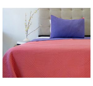Quilt Origins Bicolor morado/coral 1.5 Plazas