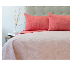 Quilt Origins Bicolor coral/rosado 2 Plazas