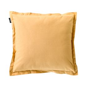 Cojín Loneta algodón mostaza 45x45 cm