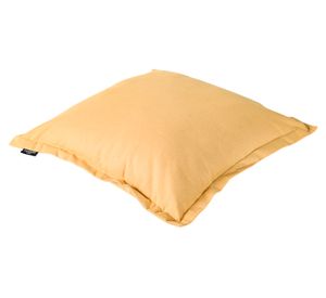 Cojín Loneta algodón mostaza 45x45 cm