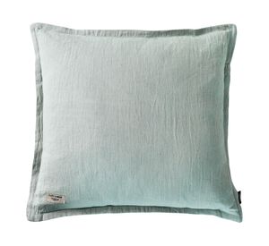 Cojín Sage lino gris claro 60x60 cm