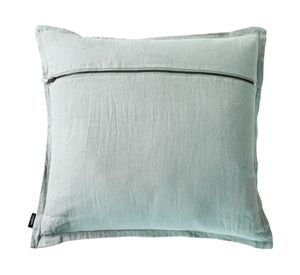 Cojín Sage lino gris claro 60x60 cm