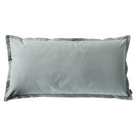 Cojín Loneta Sage algodón gris 100x50 cm