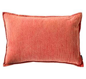 Cojín Stonewash Clay algodón naranjo 60x40 cm