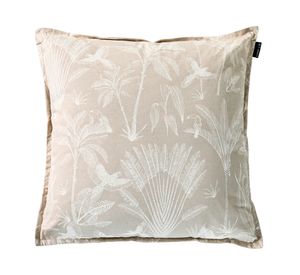 Cojín Wild algodón beige 55x55 cm