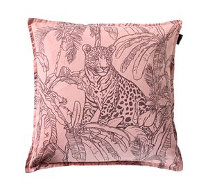 Cojín Savage algodón rosa 55x55 cm