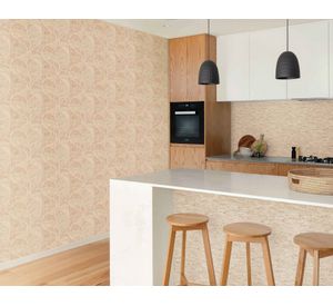 Papel mural Fibers 25821 hojas y tropical 53x1000 cm