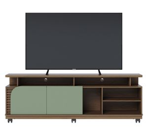 Rack TV 75" Jurere almendra/verde