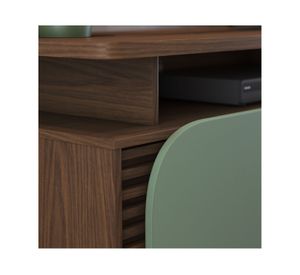 Rack TV 75" Jurere almendra/verde