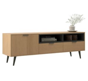 Rack TV 65" Lisboa nogal/grafito