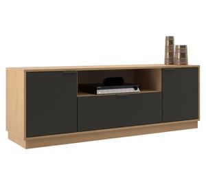 Rack TV 65" Paris nogal/grafito