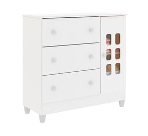 Cómoda María blanco 3 cajones