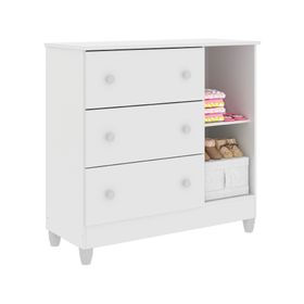 Cómoda María blanco 3 cajones