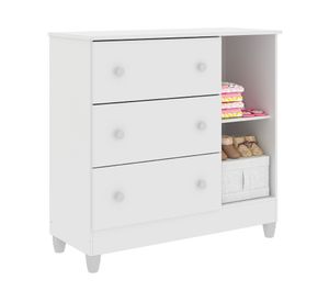 Cómoda María blanco 3 cajones