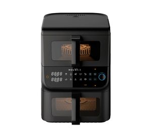 Freidora de aire Duo FAMD01 negro 10 lt