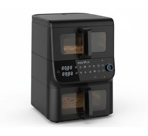 Freidora de aire Duo FAMD01 negro 10 lt