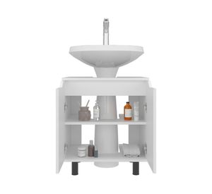 Mueble lavamanos Marlo blanco 63x55x41.3 cm