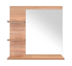 Botiquín con espejo Baume café claro 50x50x11.5 cm