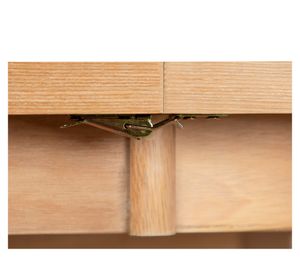 Comedor 6 sillas Preston extensible roble 77x100x100 cm