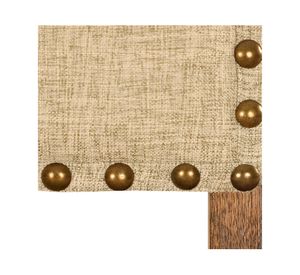 Comedor 6 sillas Leeds redondo roble 76x150x150 cm