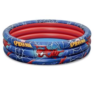 Piscina inflable 3 anillos Spiderman 122 cm