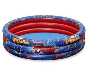 Piscina inflable 3 anillos Spiderman 122 cm