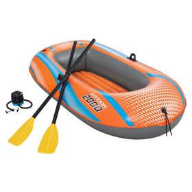 Bote inflable con remos Kondor 2000
