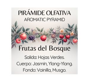 Velas Yogurt aroma frutos del bosque 100 g