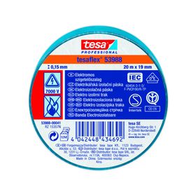 Cinta aislante eléctrica SPVC azul 20 m 19 mm