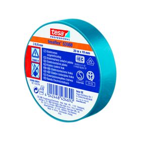 Cinta aislante eléctrica SPVC azul 20 m 19 mm