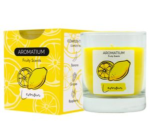 Vela Fruity scents vaso aroma limón 190 g