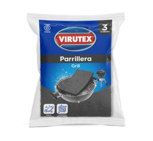 Esponja parrillera gris 3 un.