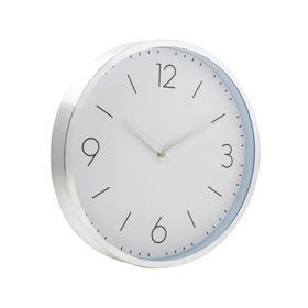 Reloj análogo fondo blanco 30x4 cm