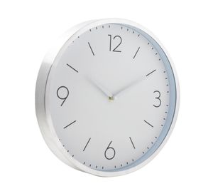 Reloj análogo fondo blanco 30x4 cm