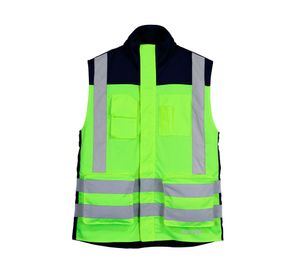 Chaleco geólogo gabardina Bicolor amarillo