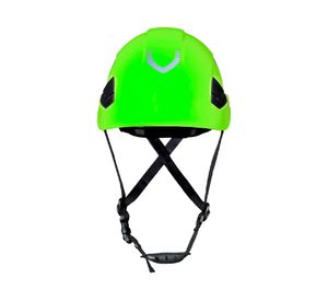 Casco Alpine ABS verde flúor