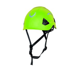Casco Alpine ABS verde flúor