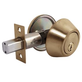 Cerrojo Auxiliar doble llave bronce