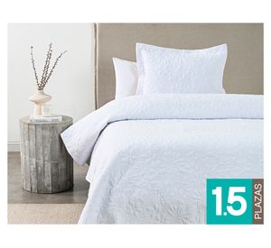 Quilt Garden White 1.5 plazas