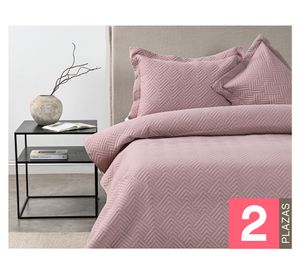 Quilt Tulum Pink 2 plazas