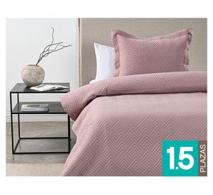 Quilt Tulum Pink 1.5 plazas