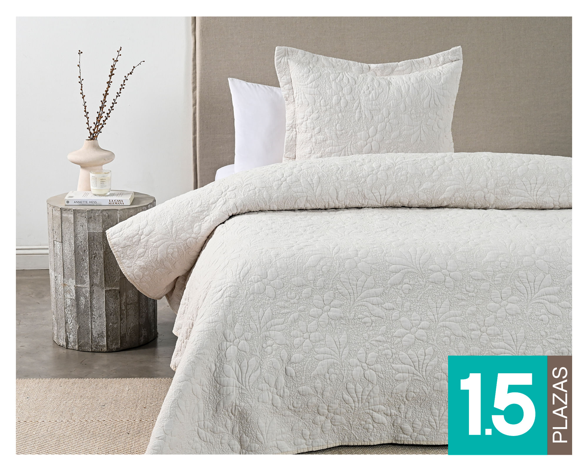 Royal Supreme Quilt Garden Sand 1.5 plazas