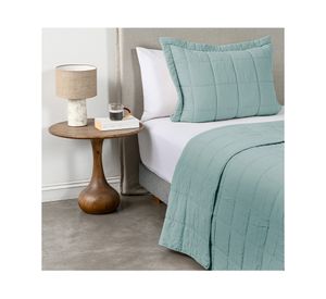 Quilt liso Block sage 1.5 plazas